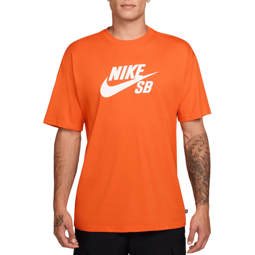 Camiseta Masculina Nike SB Logo Laranja-CV7539-819- -1-
